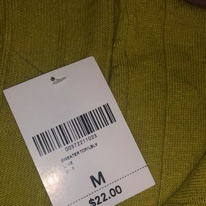 Forever 21 Yellow Green Sweater